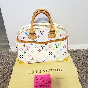 100% AUTHENTIC LOUIS VUITTON MULTICOLOR TROUVILLE